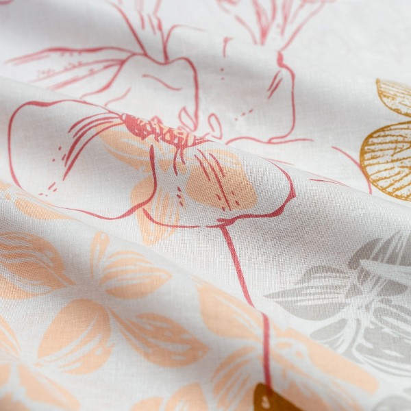 Комплект за единично легло Флоранс от две части, плик и калъфка, 100% памук ранфорс