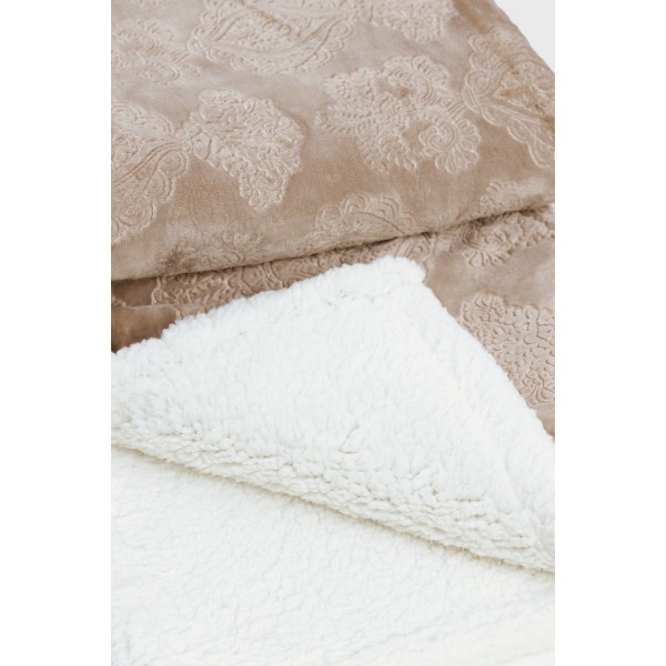 Луксозно одеяло шерпа Majestic 200/220 см таупе