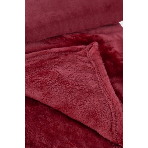 Поларено одеяло VELVET BIO 130/170 см бордо