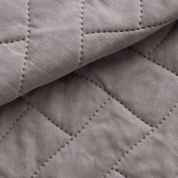 Шалте за спалня Велвет 240/260 см, сиво