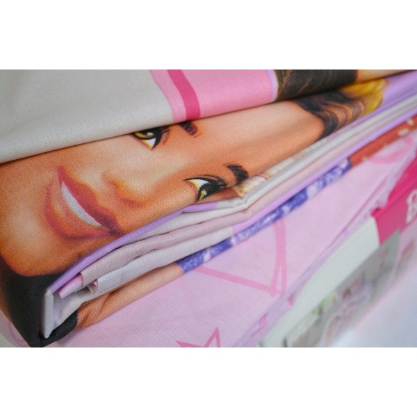 Детски спален комплект ранфорс BARBIE SHINE