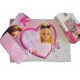 Детски спален комплект ранфорс BARBIE SHINE