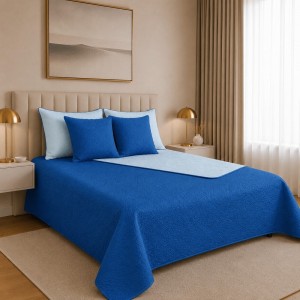 Двулицево шалте Сиена петрол/блу 160/220 см