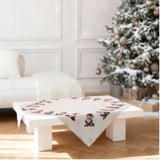 Коледна покривка за маса каре 75/75 см джуджета