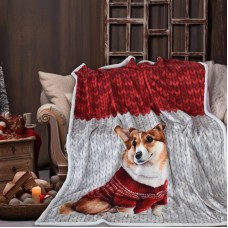 Коледно одеяло шерпа 150/200 см Куче