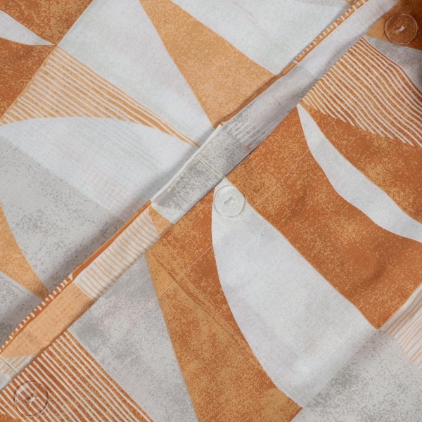 Комплект за единично легло Танграм от две части, плик и калъфка, 100% памук ранфорс