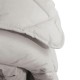 Лятна олекотена завивка с естествена вълна Merino Light сива за единично легло 150/210 см