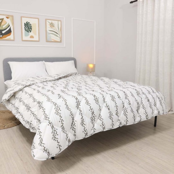 Лятна олекотена завивка за единично легло 150/210 см Хюга клонки