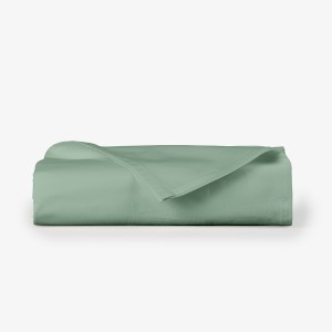 Цветен долен чаршаф за спалня 240/275 см НЮАНСИ Зелен - 100% памук ранфорс