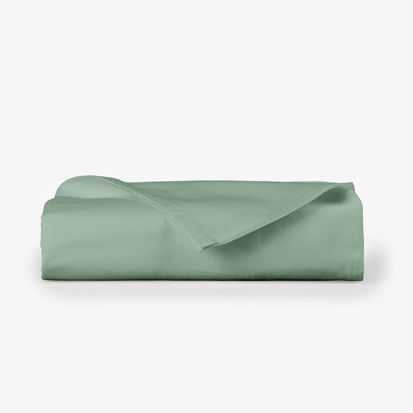 Цветен долен чаршаф за спалня 240/275 см НЮАНСИ Зелен - 100% памук ранфорс