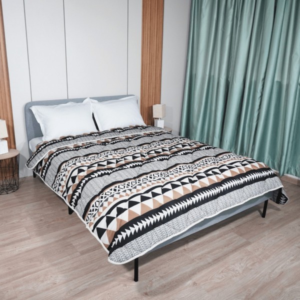 Зимна олекотена завивка с естествена вълна за единично легло Мерино Натурал Баланс 150/210 см