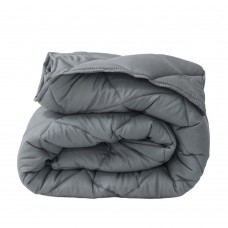 Зимна олекотена завивка за спалня 200/210 см Елинор тъмносива