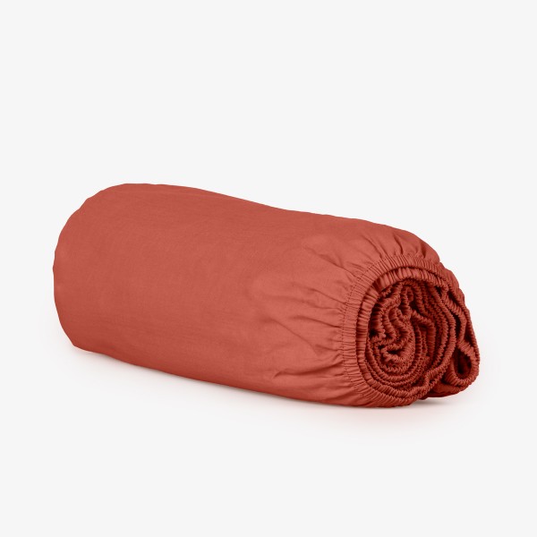 Чаршаф с ластик за матрак 160/200/30 см НЮАНСИ Тера, 100% памук ранфорс