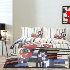 Двоен спален комплект с един плик Vanessa памучен сатен