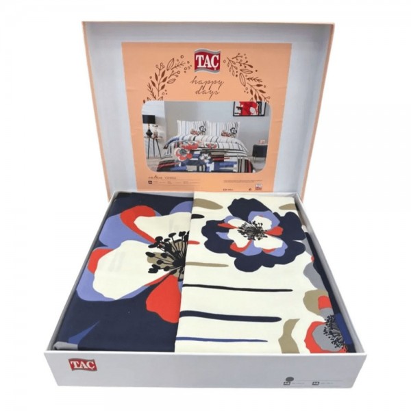 Двоен спален комплект с един плик Vanessa памучен сатен