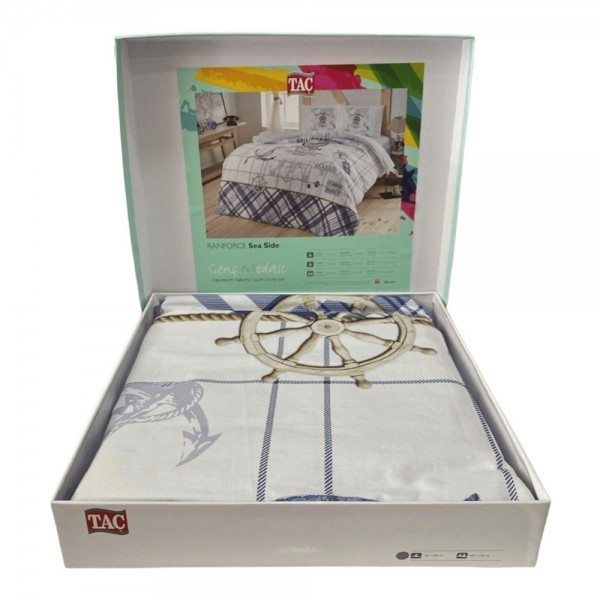 Двоен спален комплект SEA SIDE с един плик 100% памук
