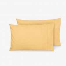 Комплект две калъфки за възглавница 50/70 см НЮАНСИ Жълт, 100% памук ранфорс