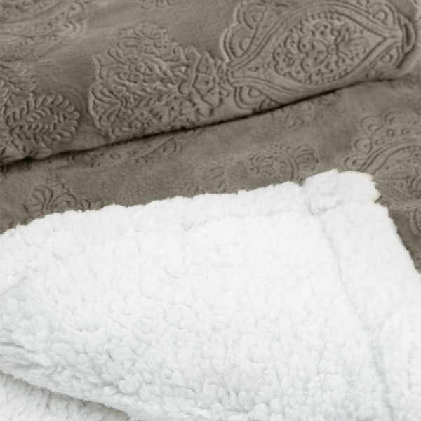 Луксозно одеяло шерпа Majestic 140/200 см зелено