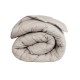 Лятна олекотена завивка с естествена вълна Merino Light сива за спалня 200/210 см
