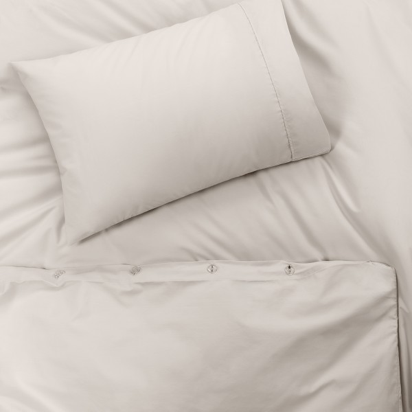 Спален комплект плик и две калъфки за спалня светлосив перкал