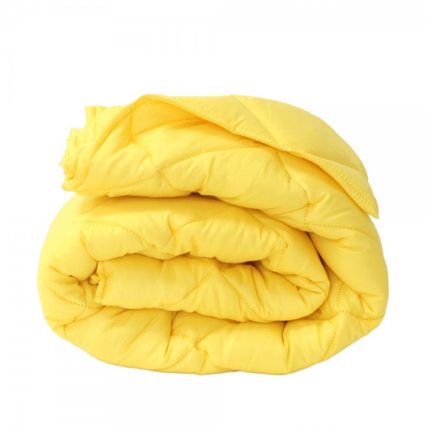 Зимна олекотена завивка за спалня 200/210 см Елинор жълта