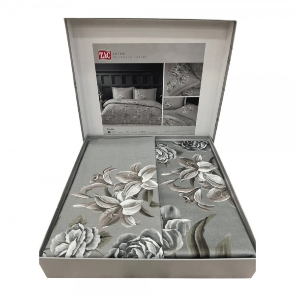 Двоен спален комплект с един плик Elodie памучен сатен