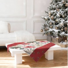 Коледна покривка за маса каре 75/75 см коледна звезда