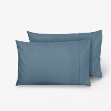 Комплект две калъфки за възглавница 50/70 см НЮАНСИ Син, 100% памук ранфорс