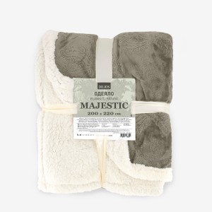 Луксозно одеяло шерпа Majestic 200/220 см зелено