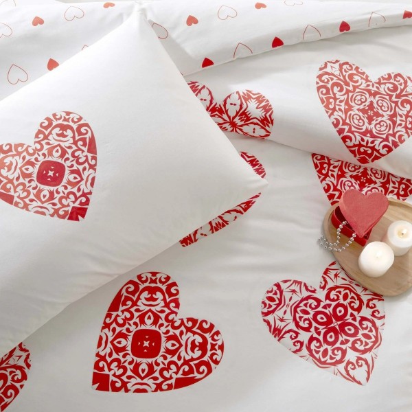 Светещ двоен спален комплект с един плик Cordelia 100% памук