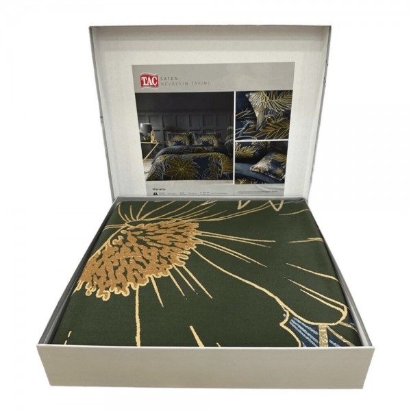 Двоен спален комплект с един плик Marielle памучен сатен