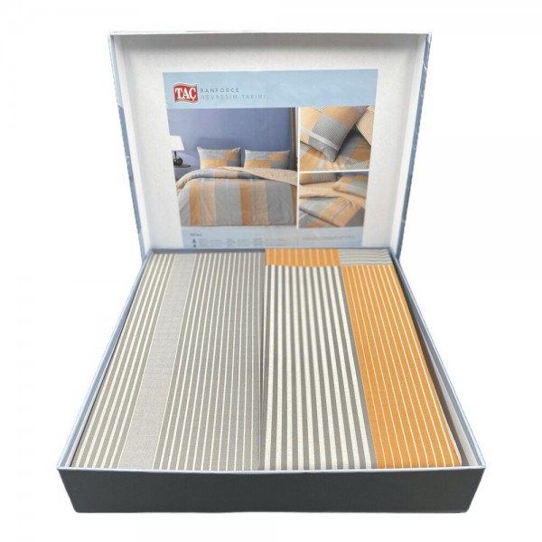 Двоен спален комплект с един плик Miles 100% памук