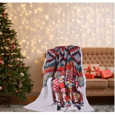 Коледно одеяло шерпа 150/200 см Джуджета кола