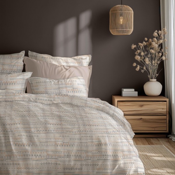 Комплект за единично легло Матрикс от две части, плик и калъфка, 100% памук ранфорс