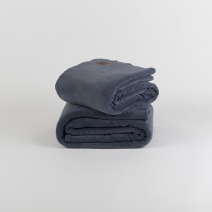 Лксозно поларено одеяло ДАНТЕ 200/220 см синьо