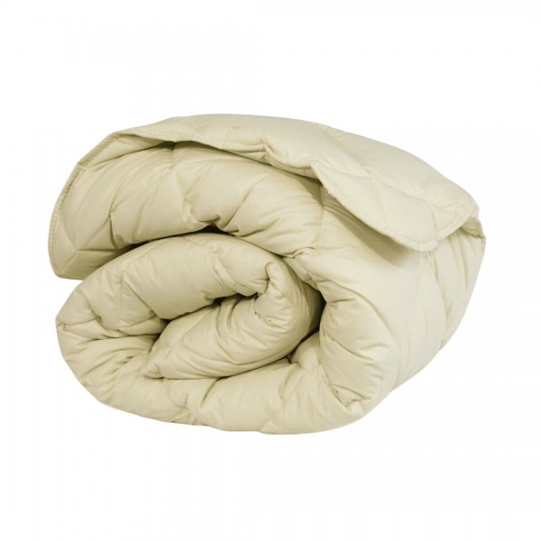 Лятна олекотена завивка с естествена вълна Merino Light мента за спалня 200/210 см