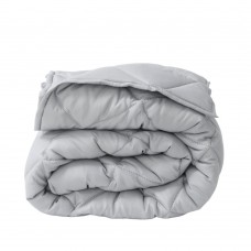Зимна олекотена завивка за единично легло 150/210 см Елинор сива