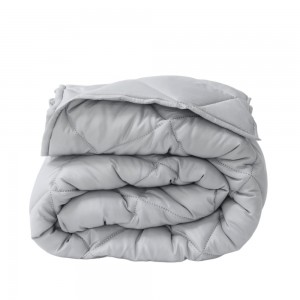 Зимна олекотена завивка за единично легло 150/210 см Елинор сива