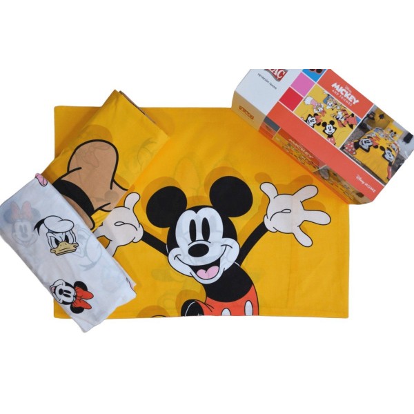 Детски спален комплект ранфорс MICKEY & FRIENDS