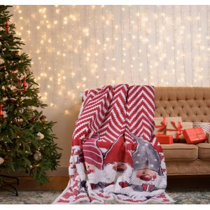 Коледно одеяло шерпа 150/200 см Джуджета