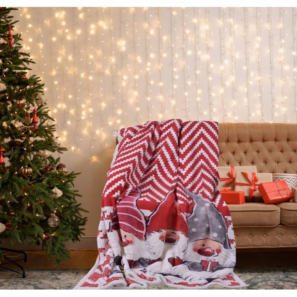 Коледно одеяло шерпа 150/200 см Джуджета