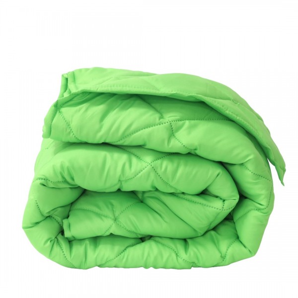 Лятна олекотена завивка за единично легло 150/210 см Елинор зелена